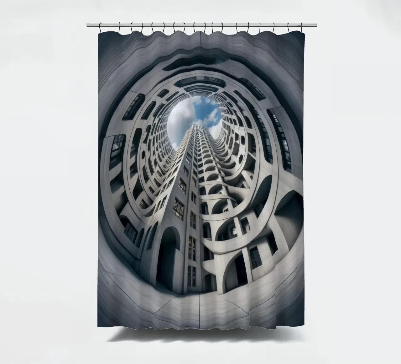 Sphere 011 - Futuristic Abstract Building tenda da doccia da Spheres