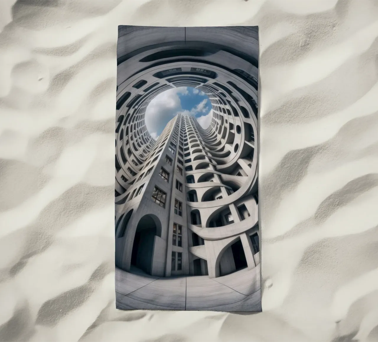 Sphere 011 - Futuristic Abstract Building telo mare da Spheres