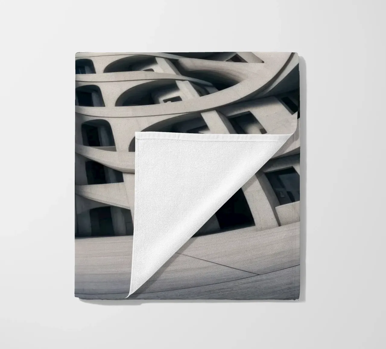 Sphere 011 - Futuristic Abstract Building beach towel by Spheres