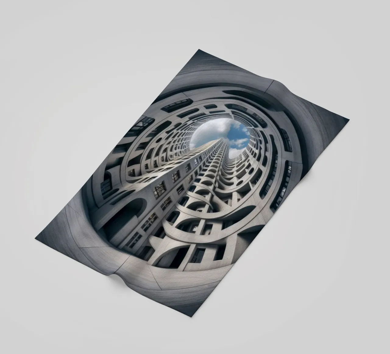 Sphere 011 - Futuristic Abstract Building telo mare da Spheres