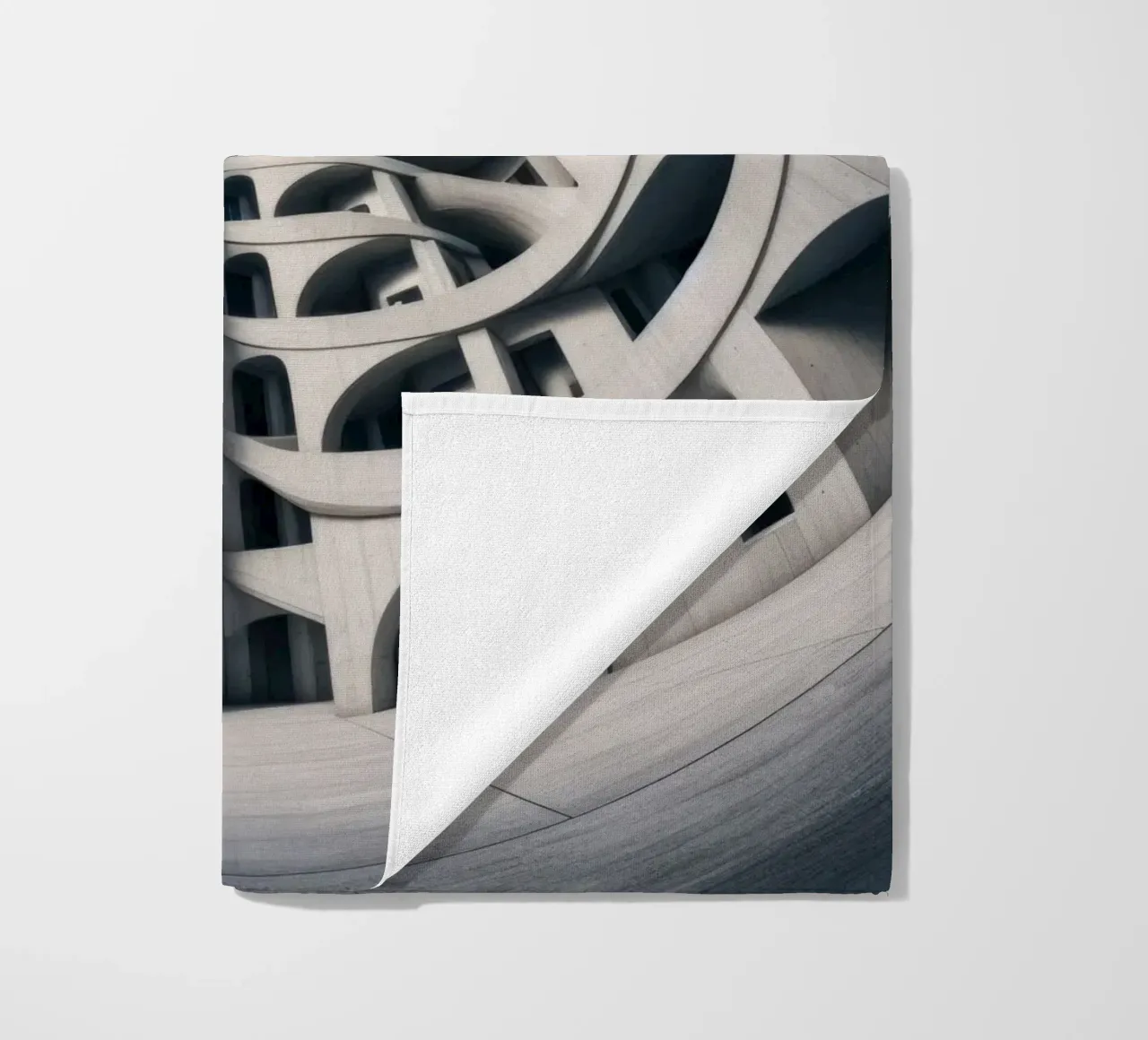 Sphere 011 - Futuristic Abstract Building beach towel by Spheres