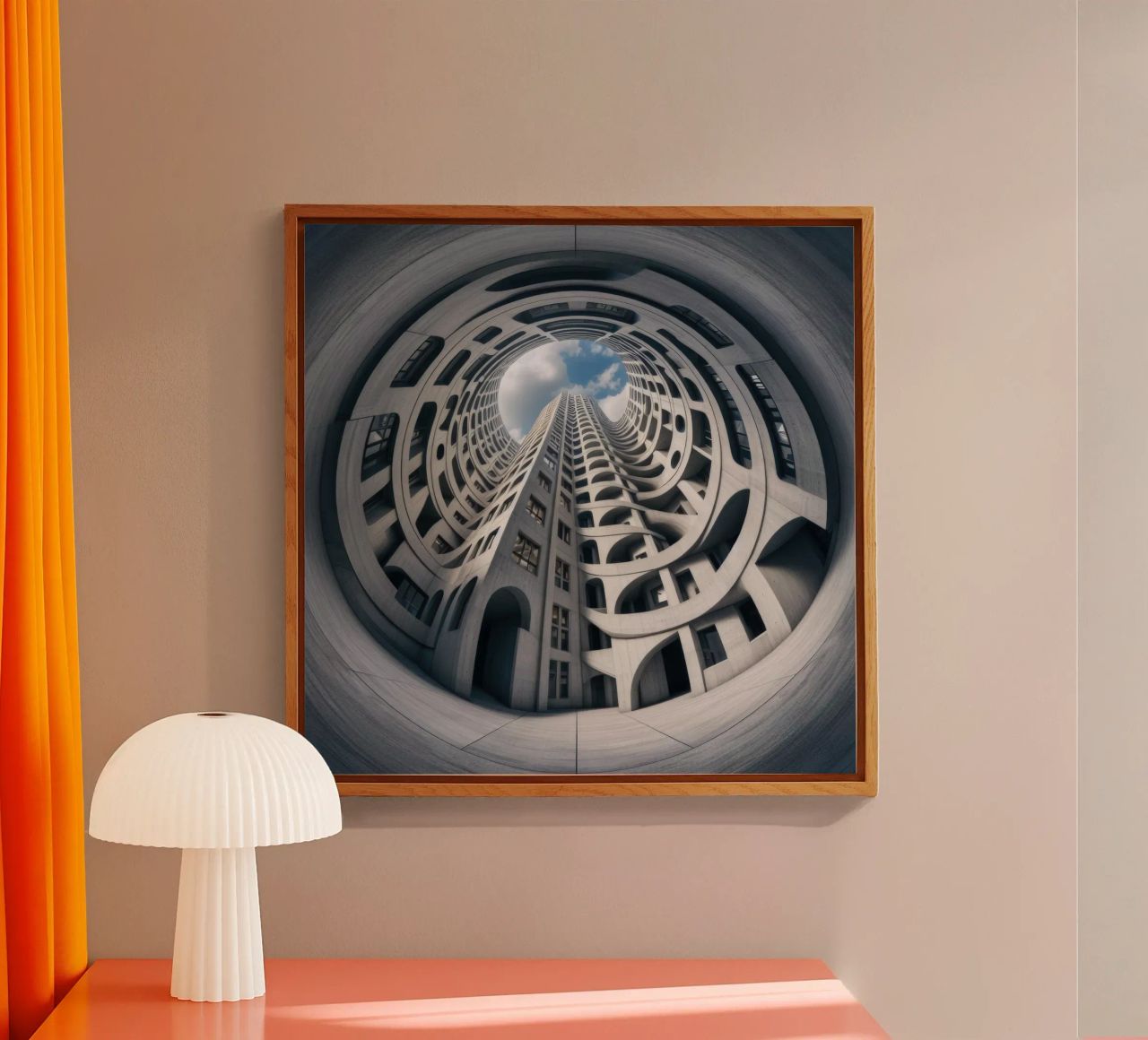 Sphere 011 - Futuristic Abstract Building plexiglass da Spheres