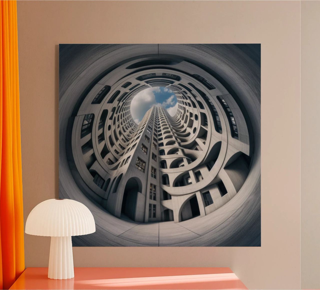 Sphere 011 - Futuristic Abstract Building plexiglass da Spheres