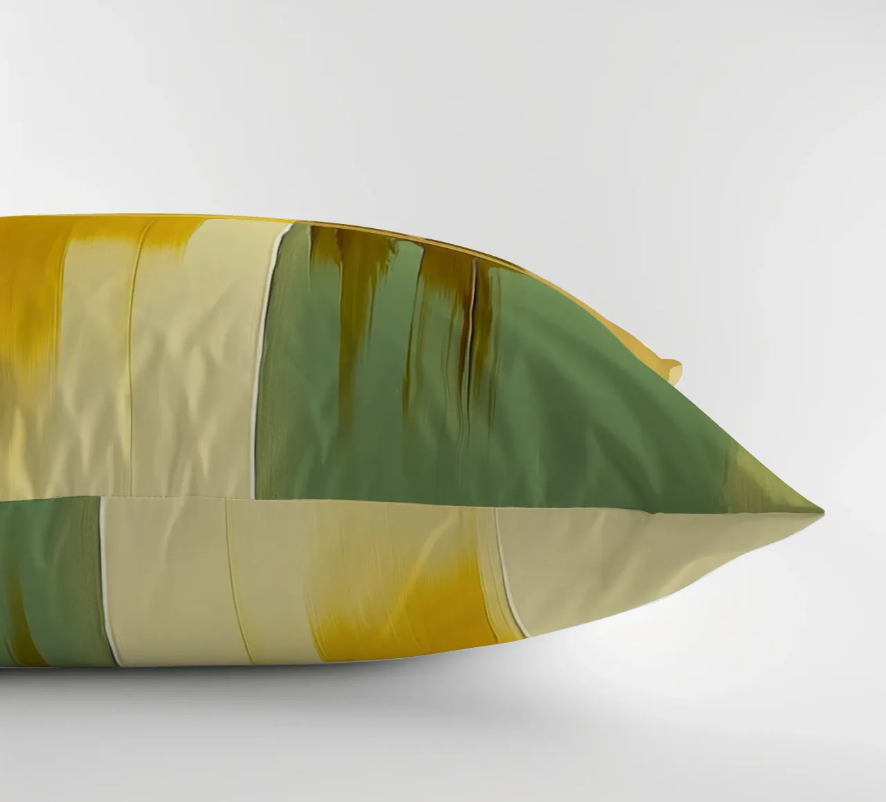 Abstract green and yellow cuscino da Imagine