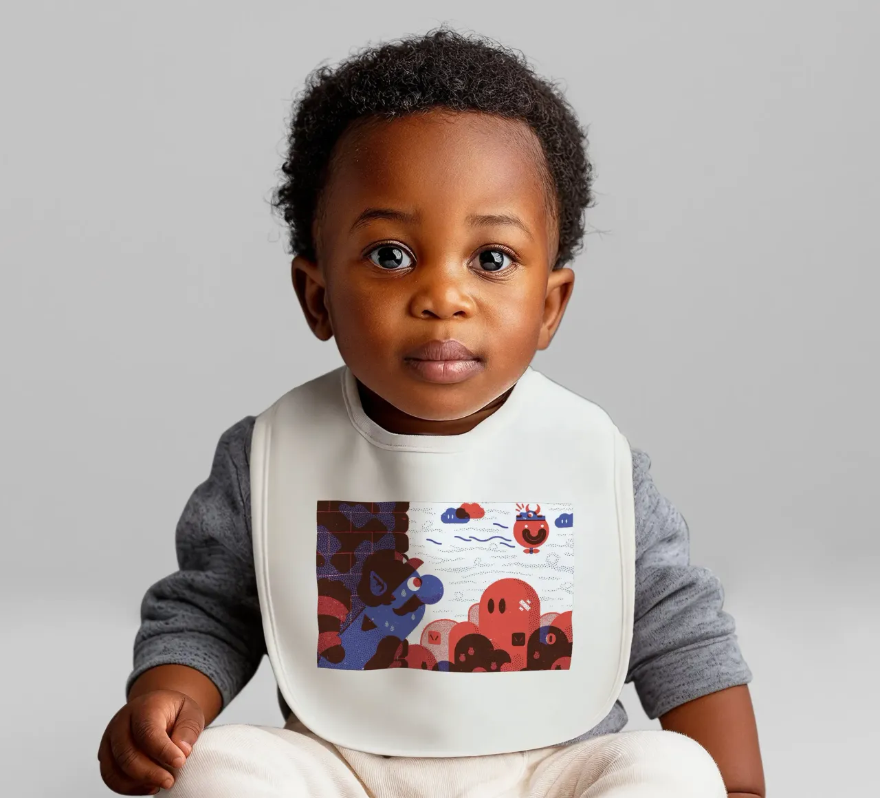 Eye Contact bavaglino da Komboh