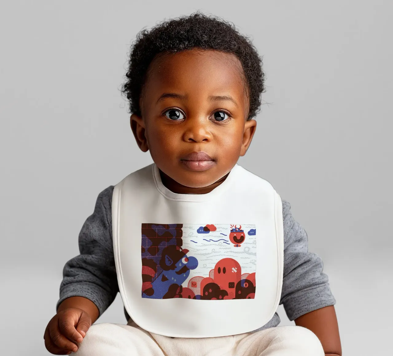 Eye Contact bavaglino da Komboh