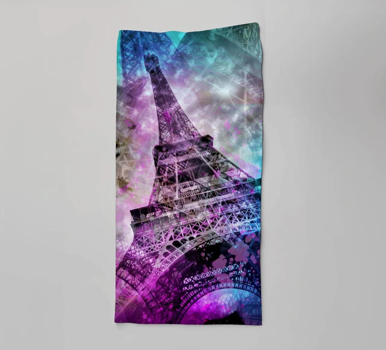 Pop Art Eiffelturm serviette de bain de Melanie Viola
