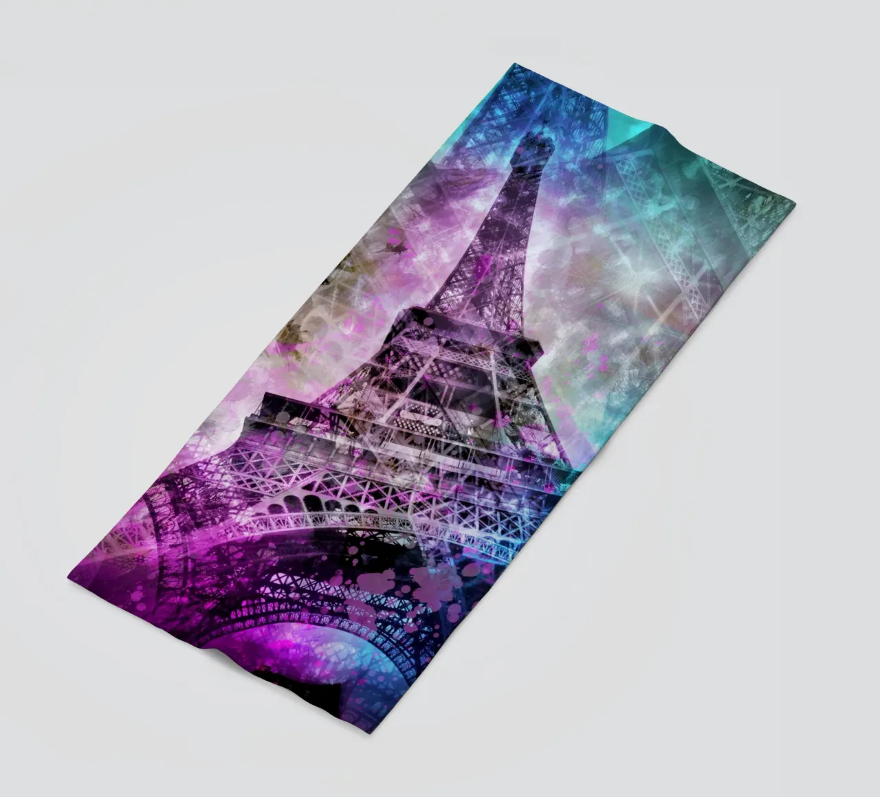 Pop Art Eiffelturm telo mare da Melanie Viola