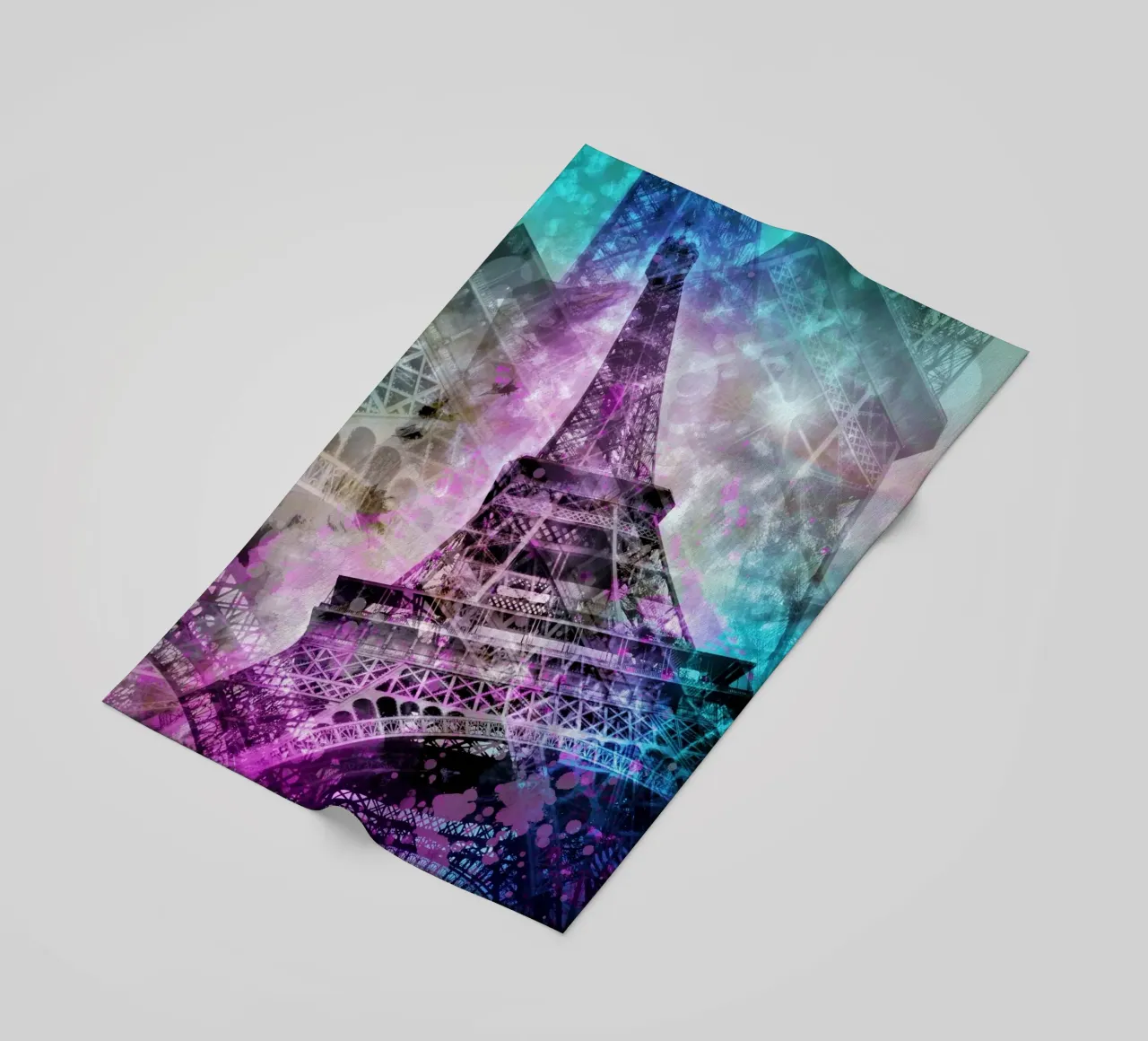 Pop Art Eiffelturm serviette de plage de Melanie Viola