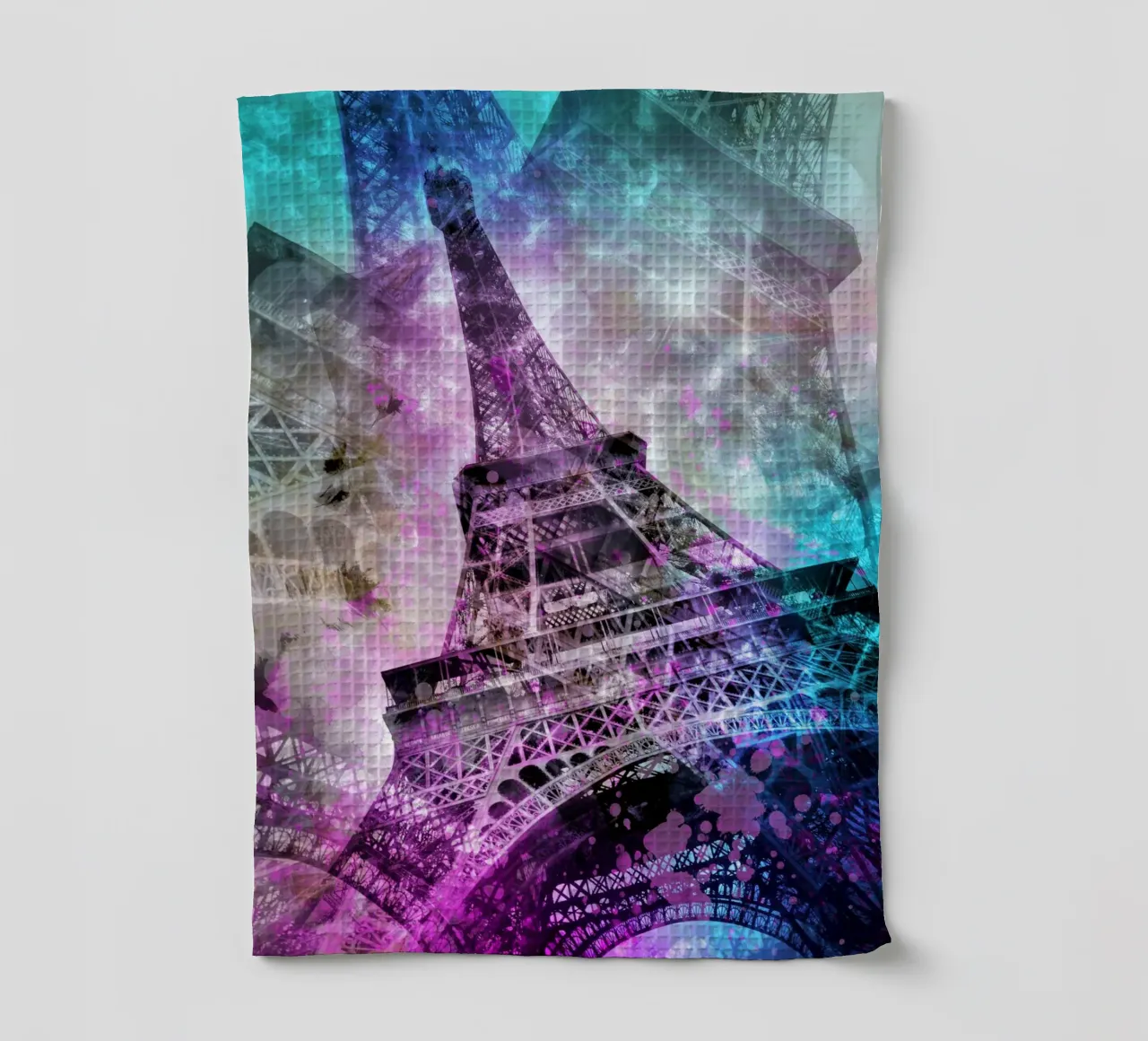Pop Art Eiffelturm canovaccio da cucina da Melanie Viola
