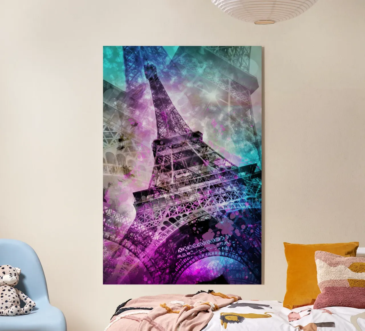 Pop Art Eiffelturm plexiglas de Melanie Viola
