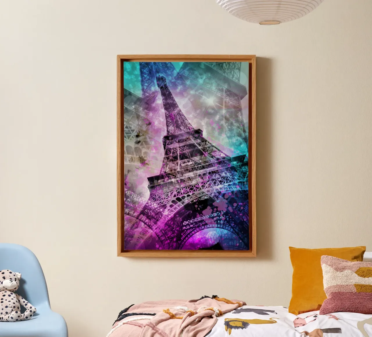 Pop Art Eiffelturm tela da Melanie Viola