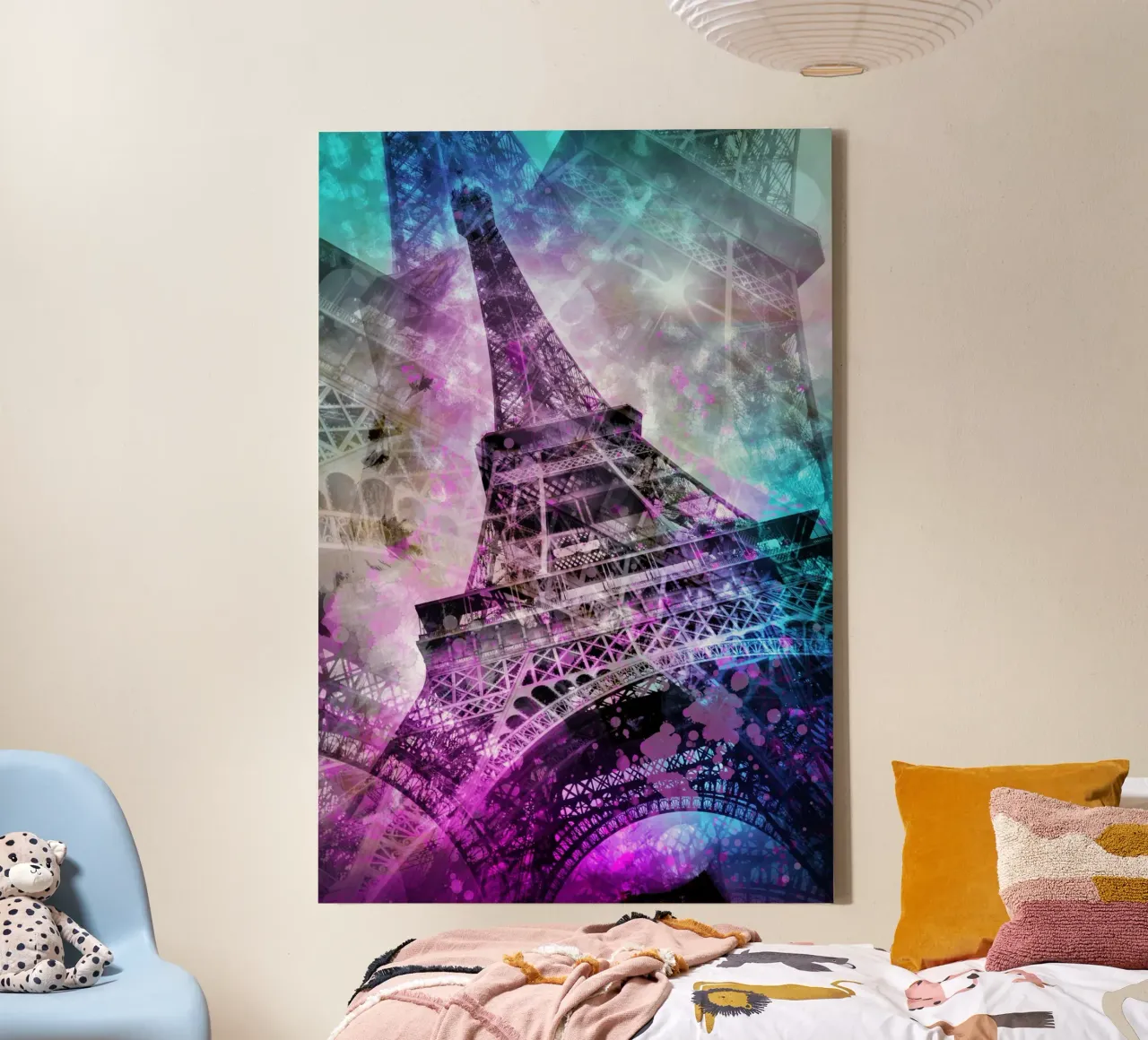 Pop Art Eiffelturm tela da Melanie Viola