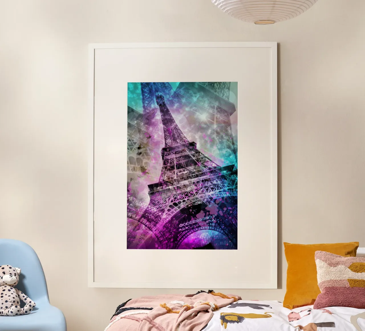 Pop Art Eiffelturm poster de Melanie Viola