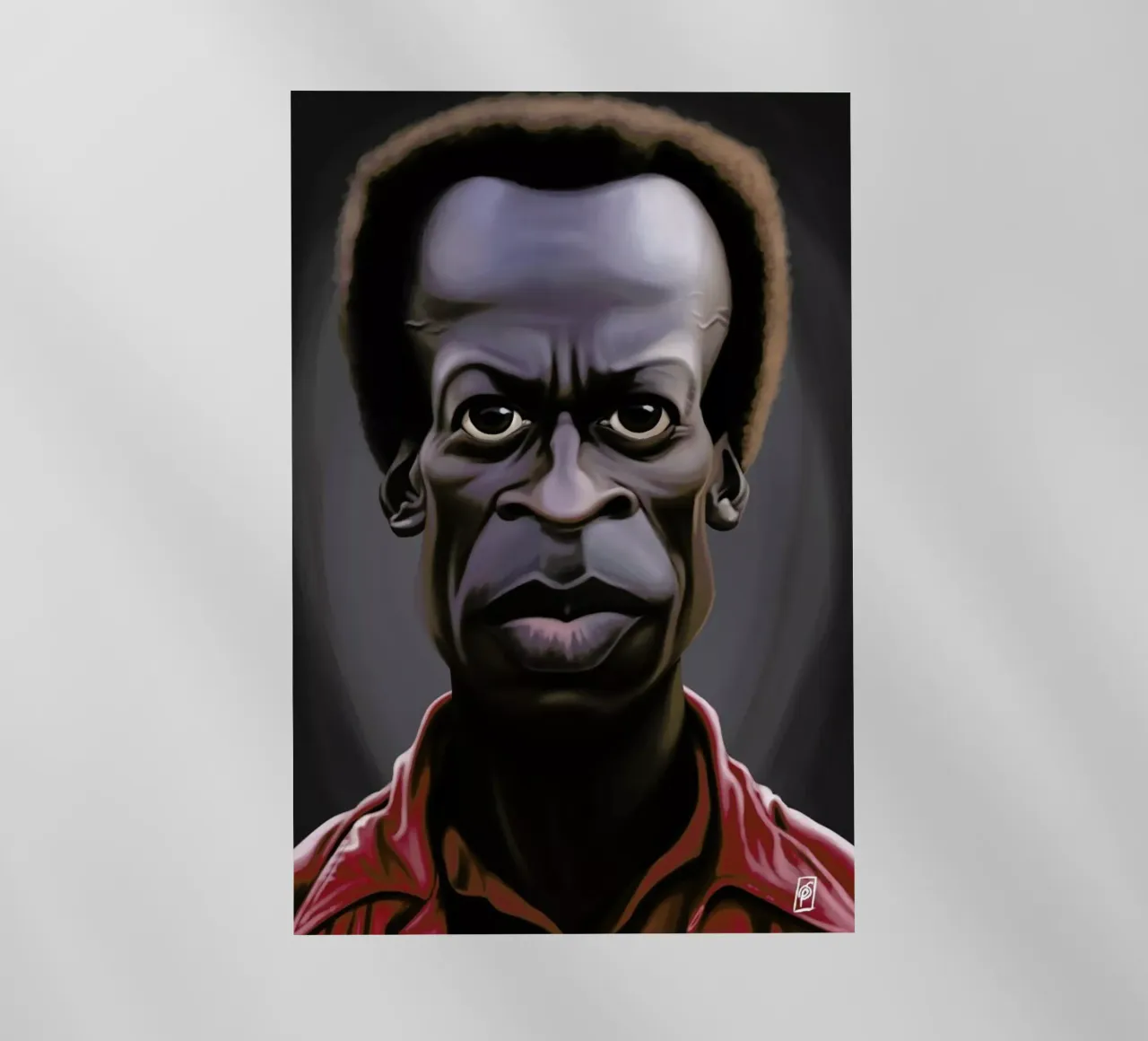 Miles Davis pellicola backlit da Rob Art | Illustration