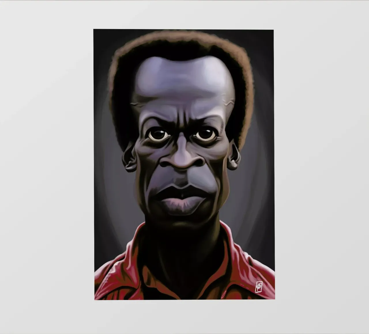 Miles Davis pellicola backlit da Rob Art | Illustration