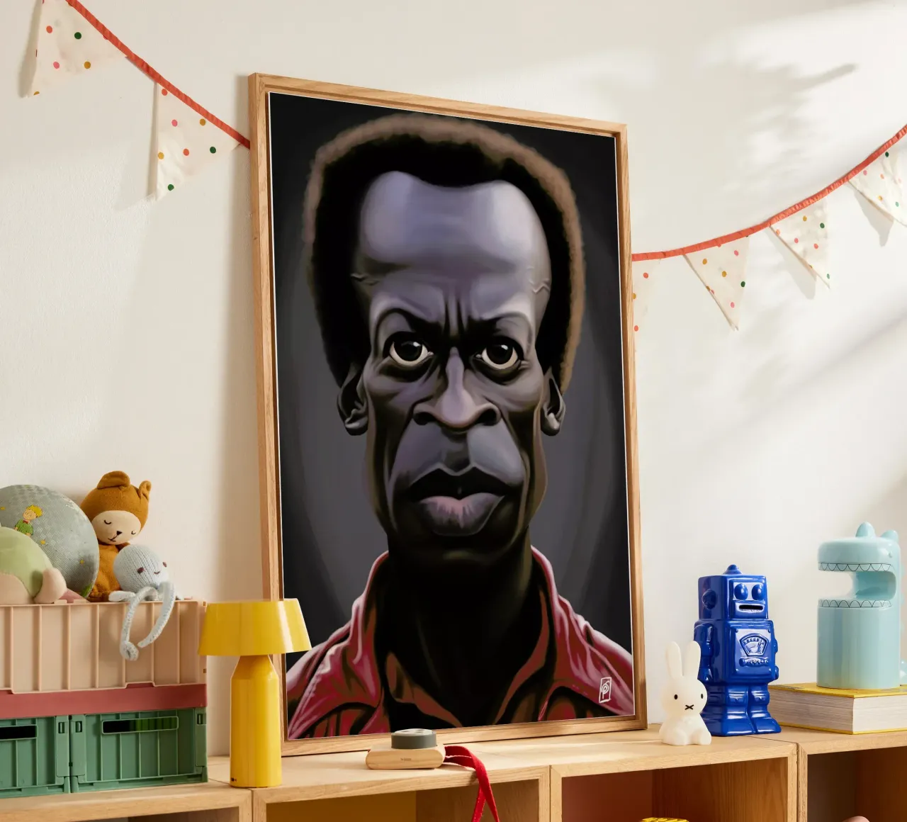 Miles Davis plexiglass da Rob Art | Illustration