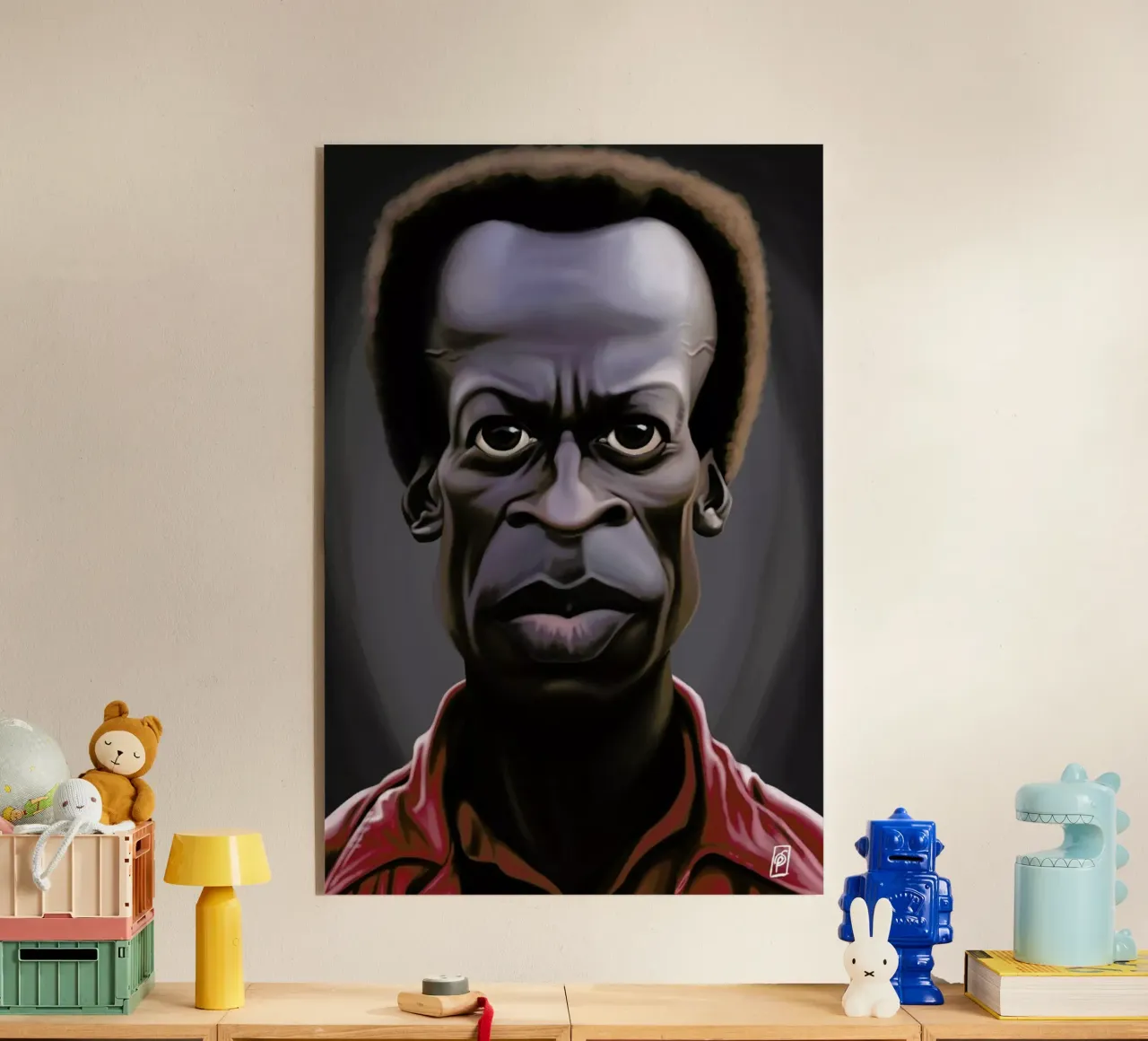 Miles Davis plexiglass da Rob Art | Illustration