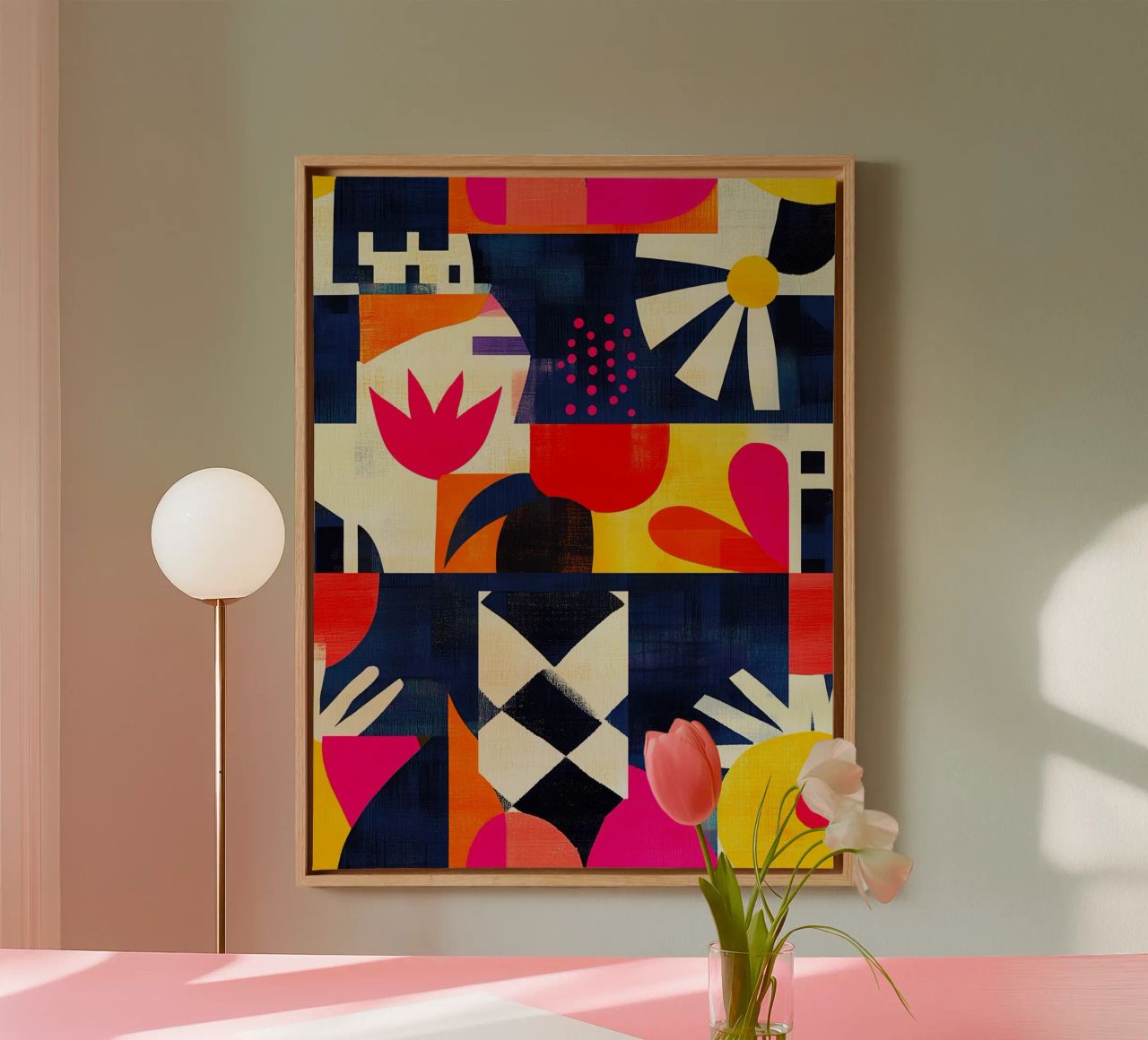 Life Is Beautiful | Fantasy Pattern canvas by Autofocus