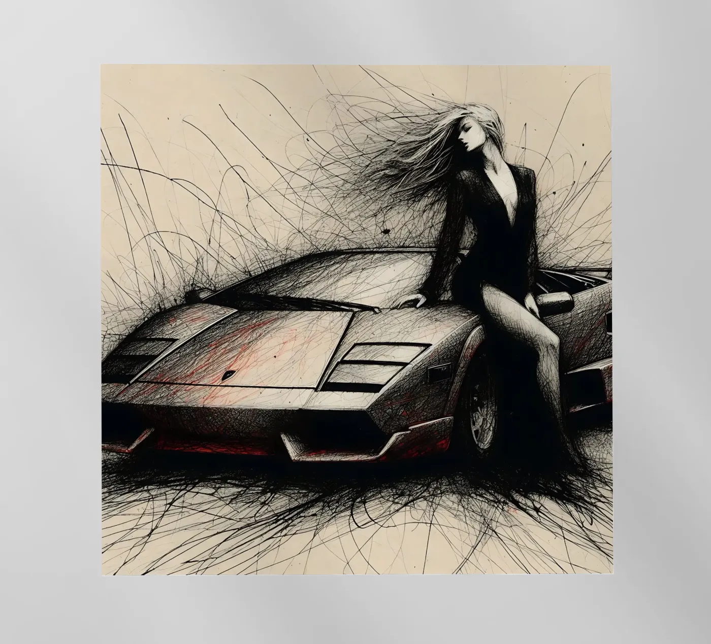 Lamborghini pellicola backlit da nomad