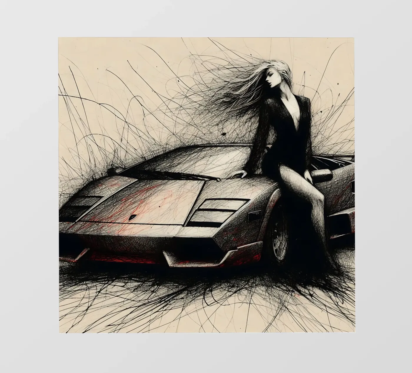 Lamborghini pellicola backlit da nomad