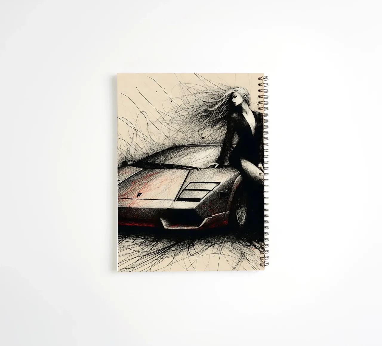 Lamborghini spiral notebook by nomad