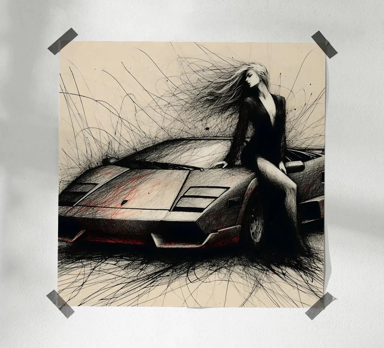 Lamborghini poster van nomad