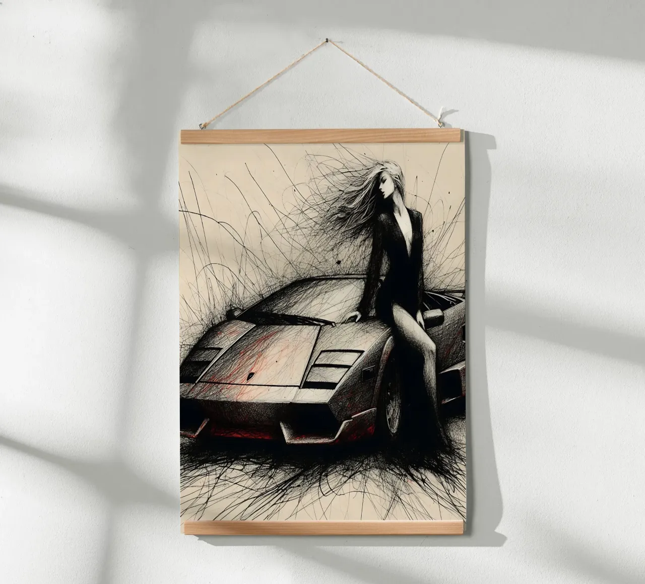 Lamborghini poster van nomad