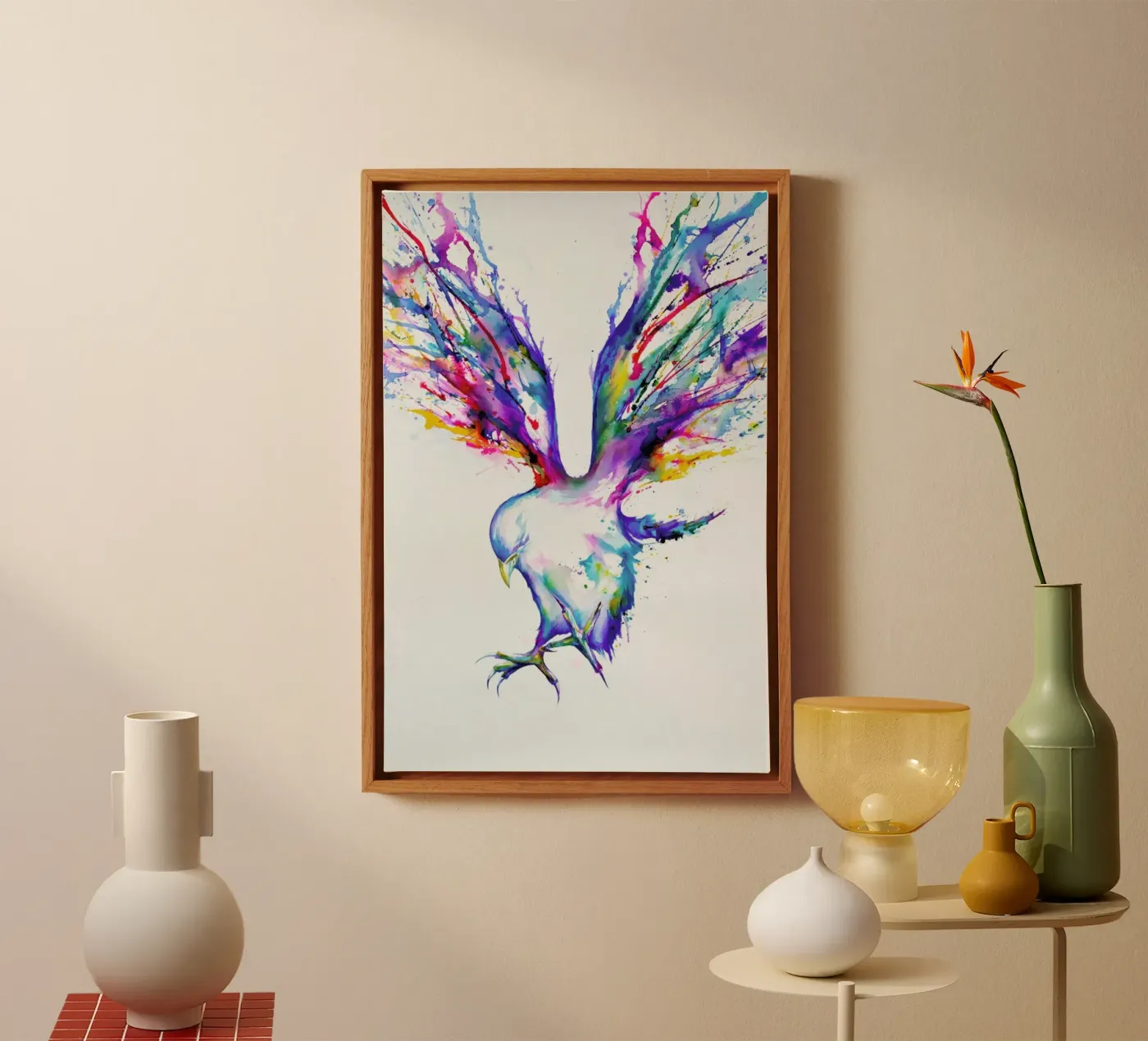 Achilles canvas by Marc Allante