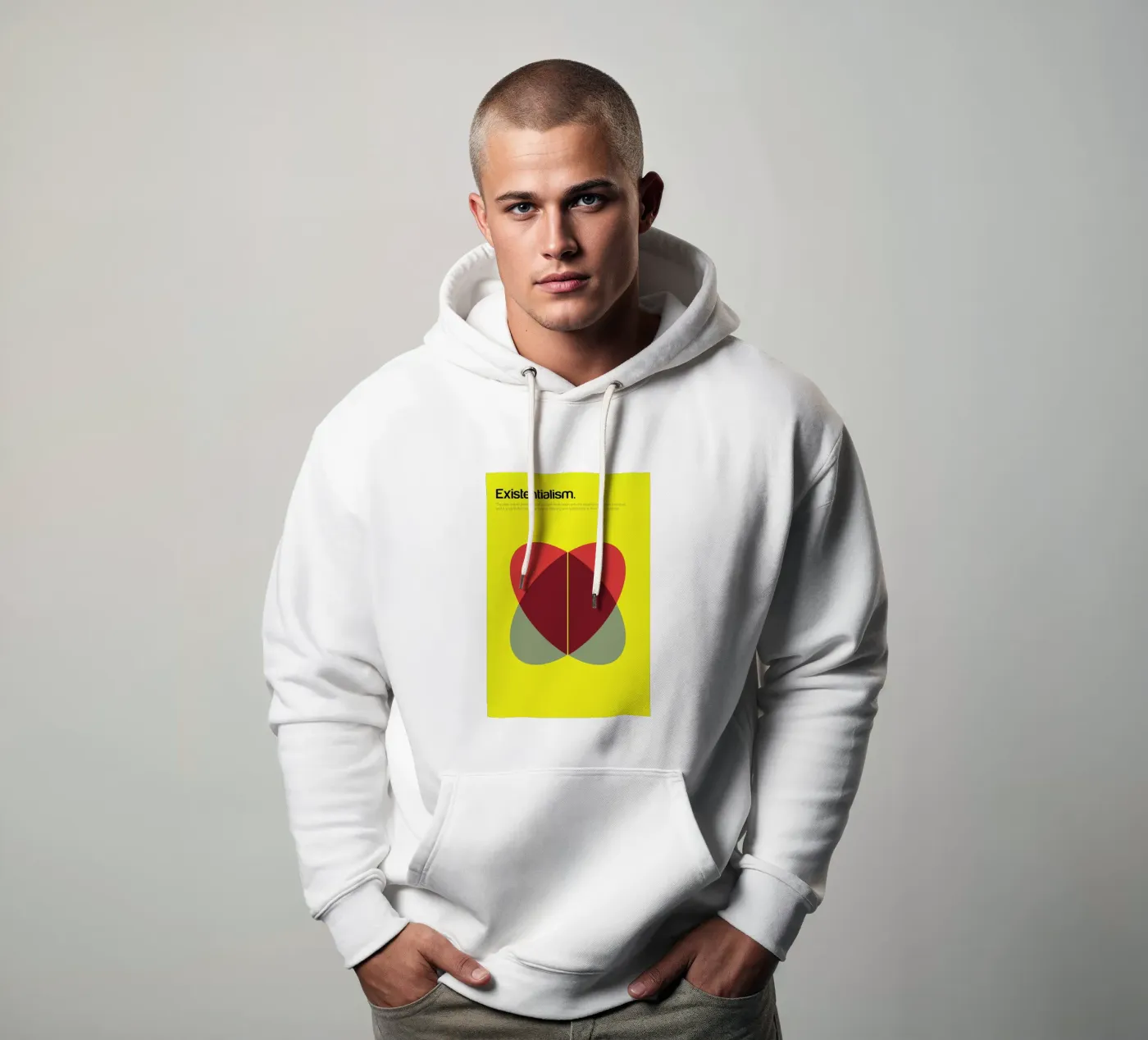 Existentialism Hoodie von Genís Carreras
