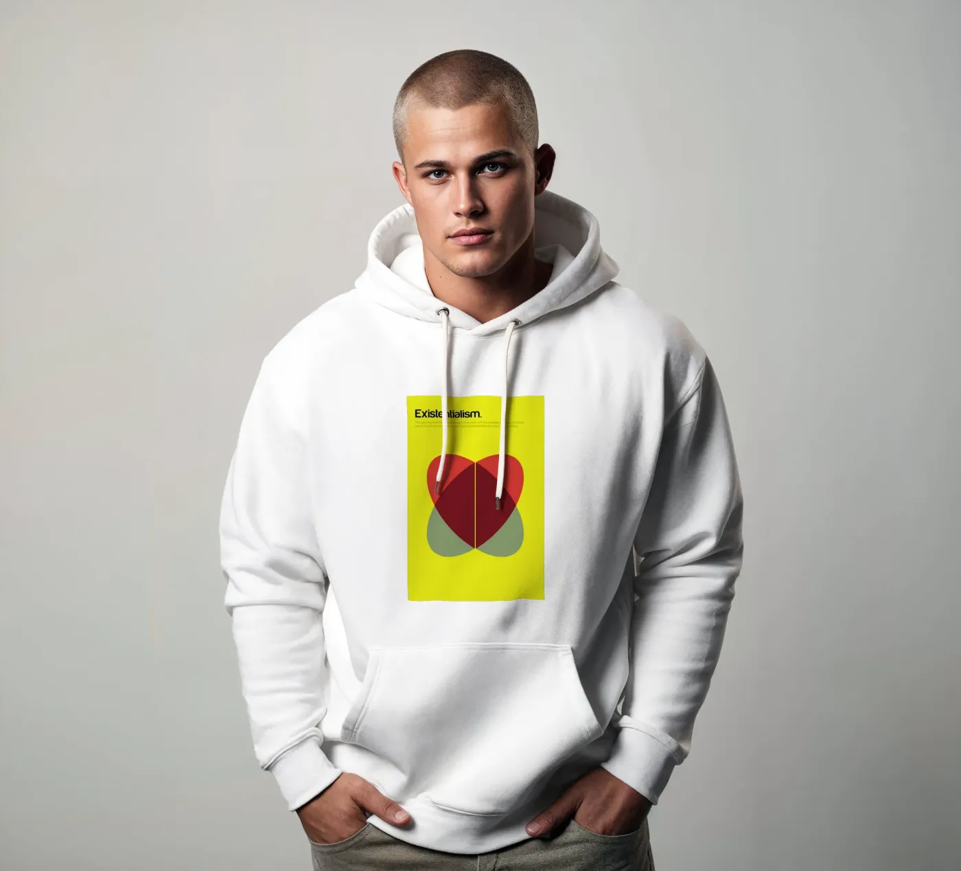 Existentialism Hoodie von Genís Carreras