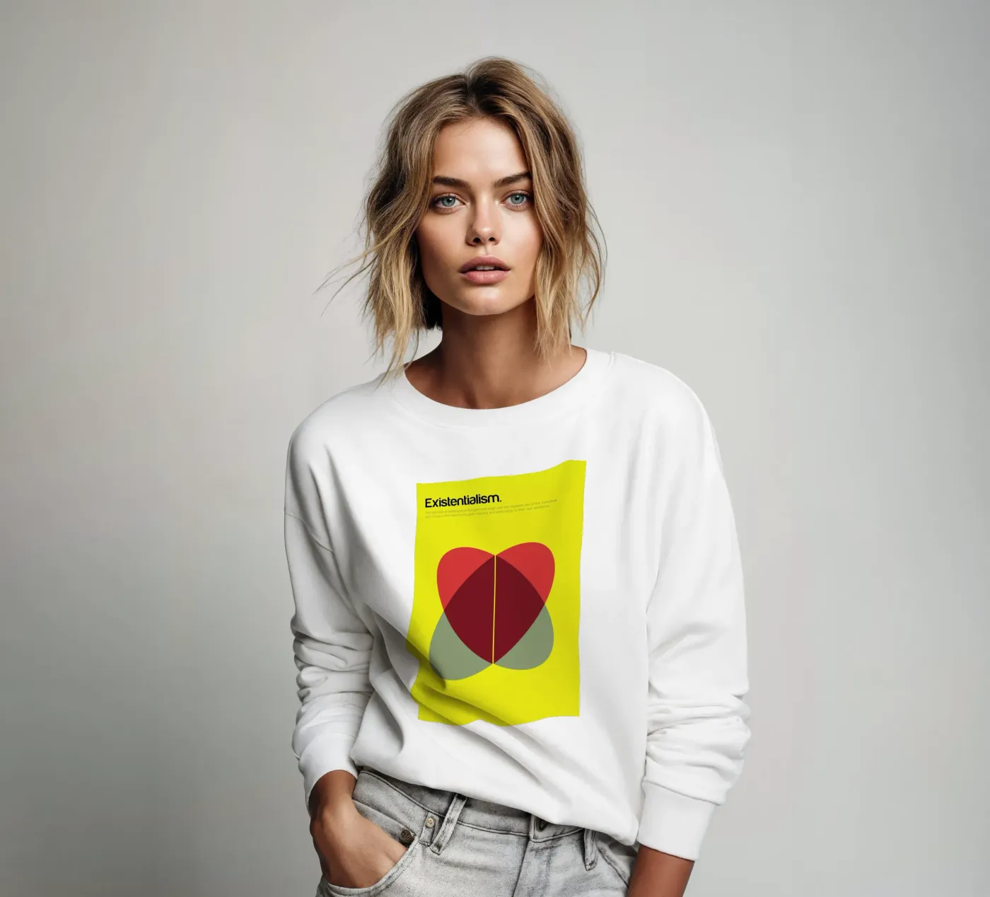 Existentialism sweatshirt by Genís Carreras