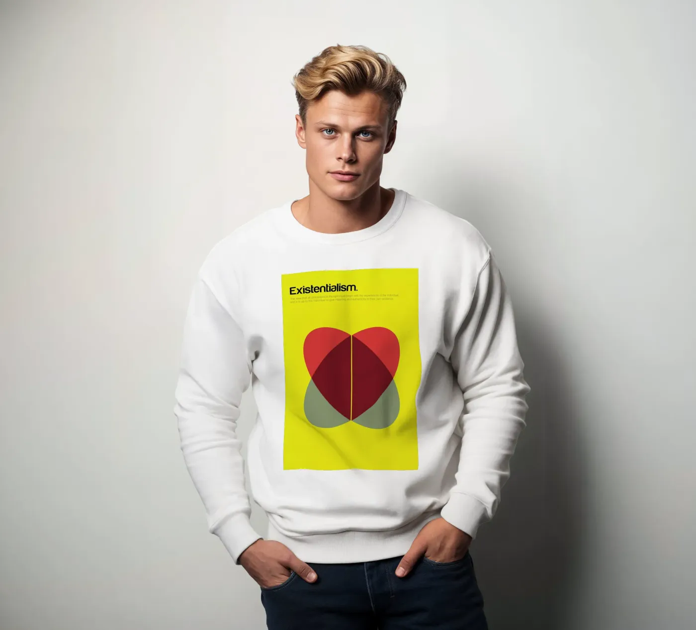 Existentialism sweatshirt by Genís Carreras
