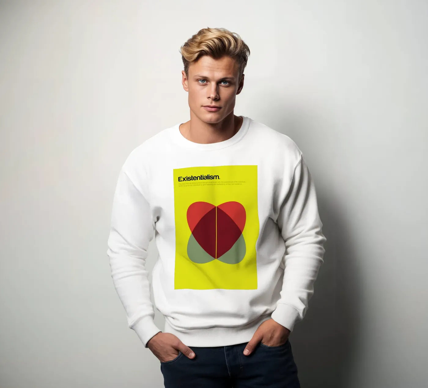 Existentialism sweatshirt van Genís Carreras