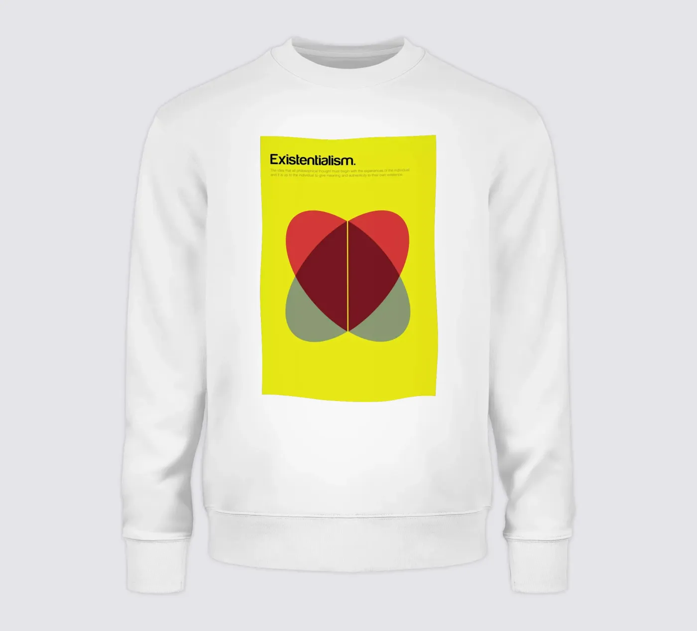 Existentialism sweatshirt by Genís Carreras