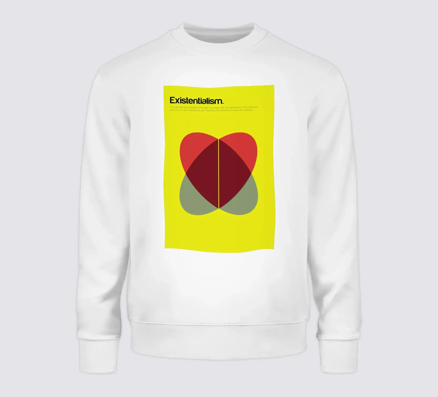 Existentialism sweatshirt van Genís Carreras