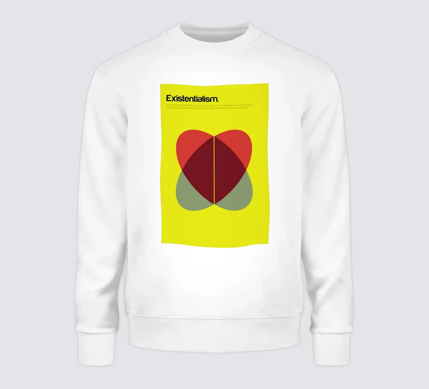 Existentialism sweatshirt van Genís Carreras