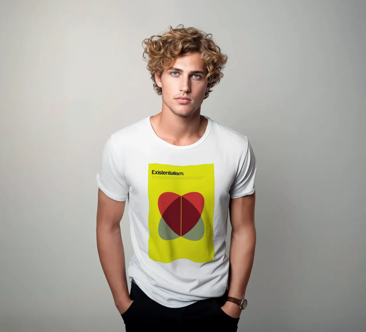 Existentialism t-shirt da Genís Carreras