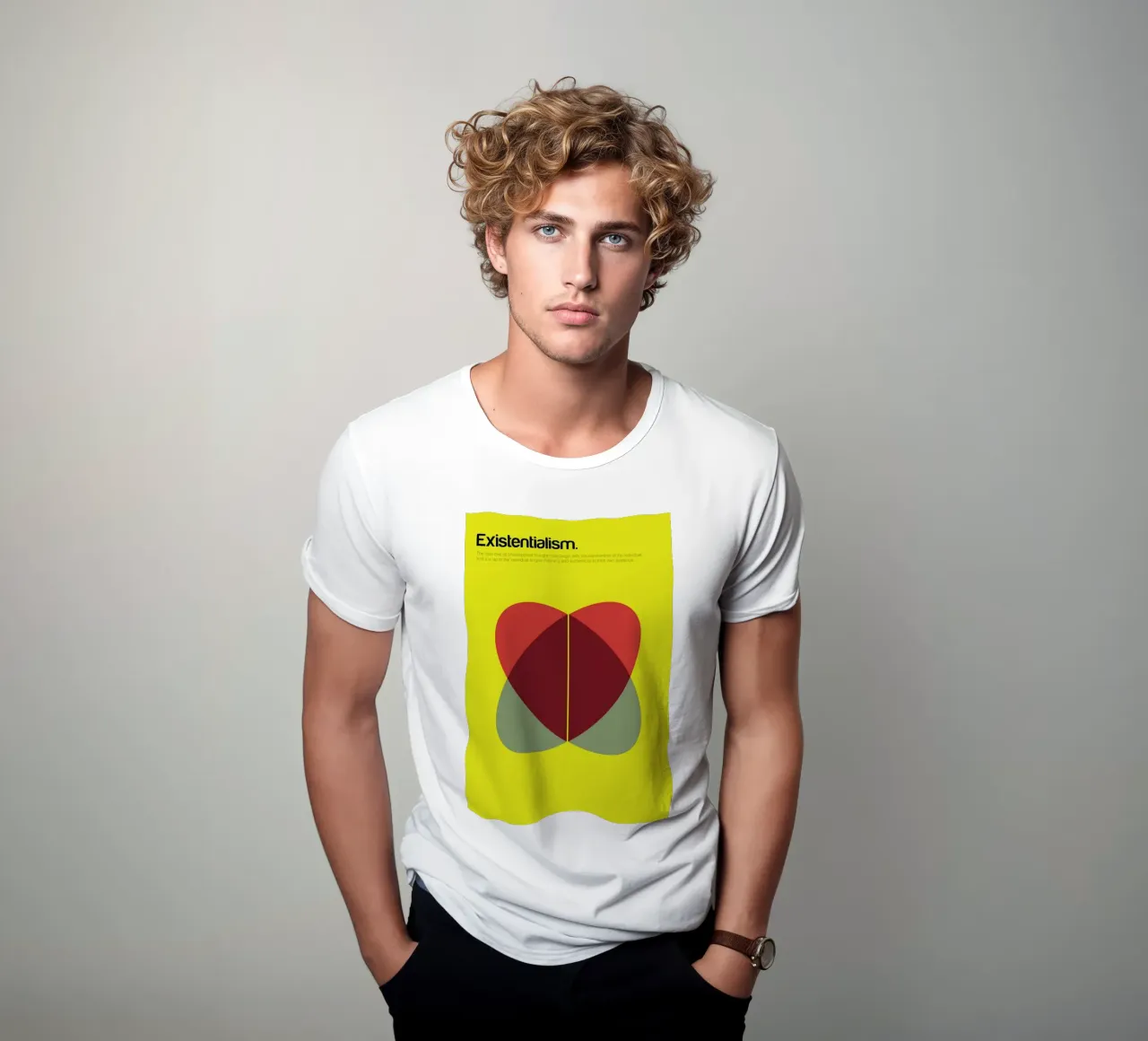 Existentialism t-shirt da Genís Carreras