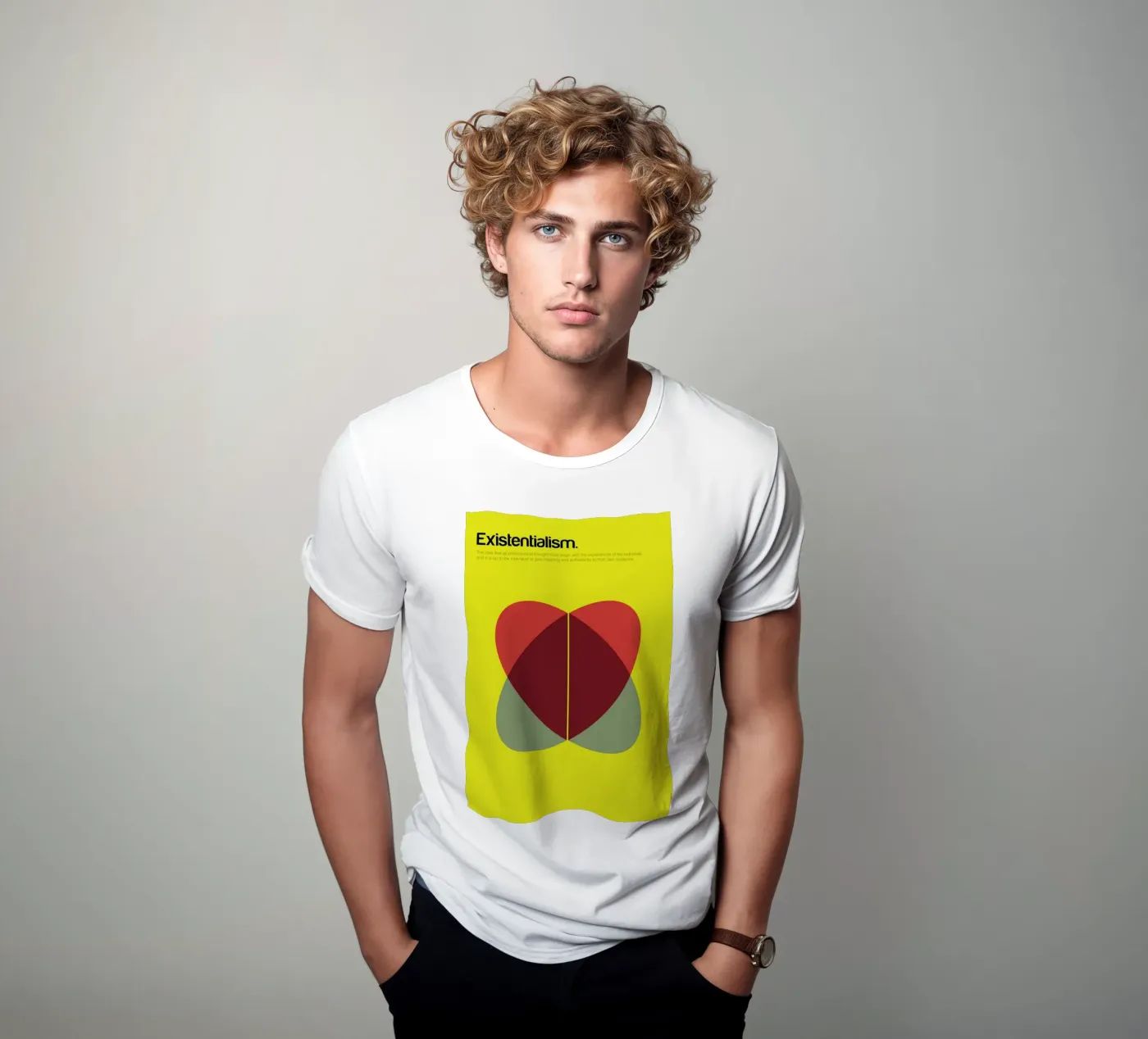 Existentialism t-shirt da Genís Carreras