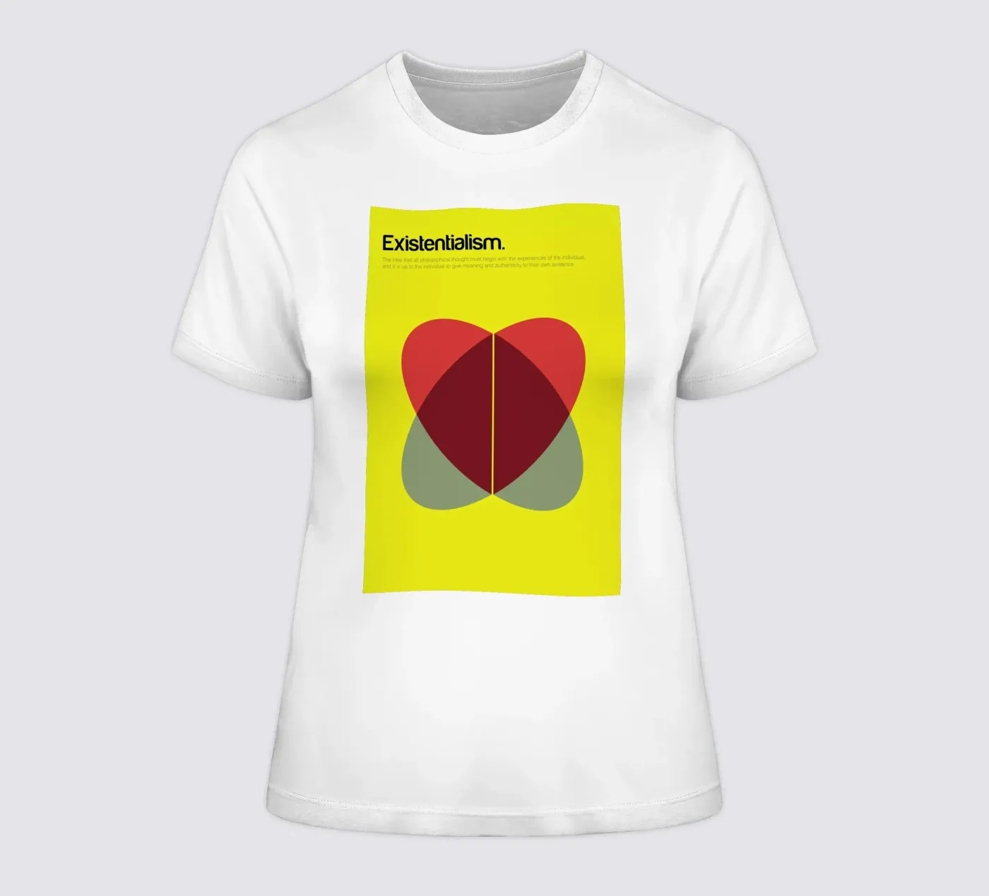 Existentialism t-shirt da donna da Genís Carreras