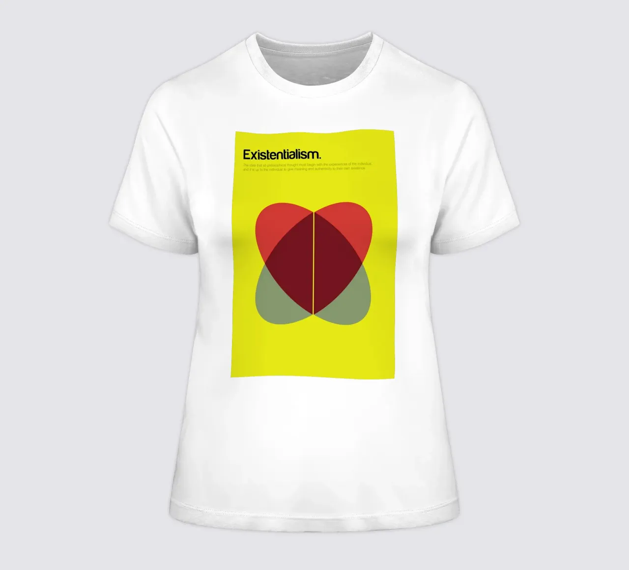 Existentialism t-shirt da donna da Genís Carreras