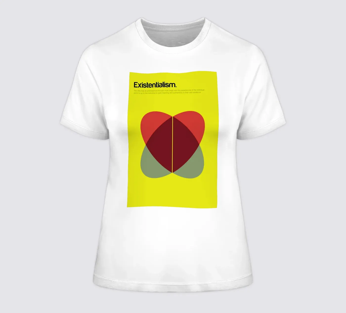 Existentialism t-shirt da donna da Genís Carreras