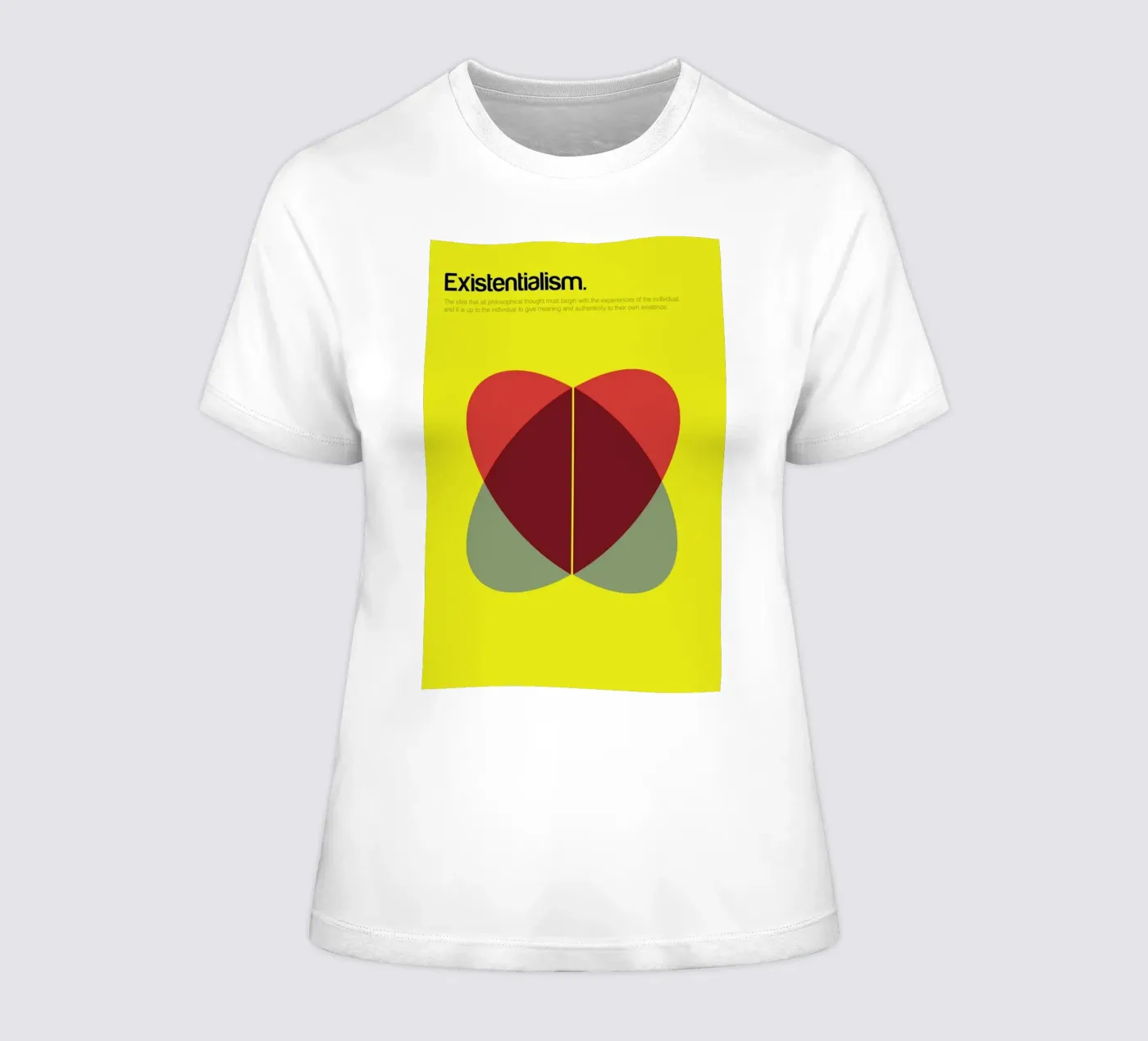 Existentialism t-shirt da donna da Genís Carreras