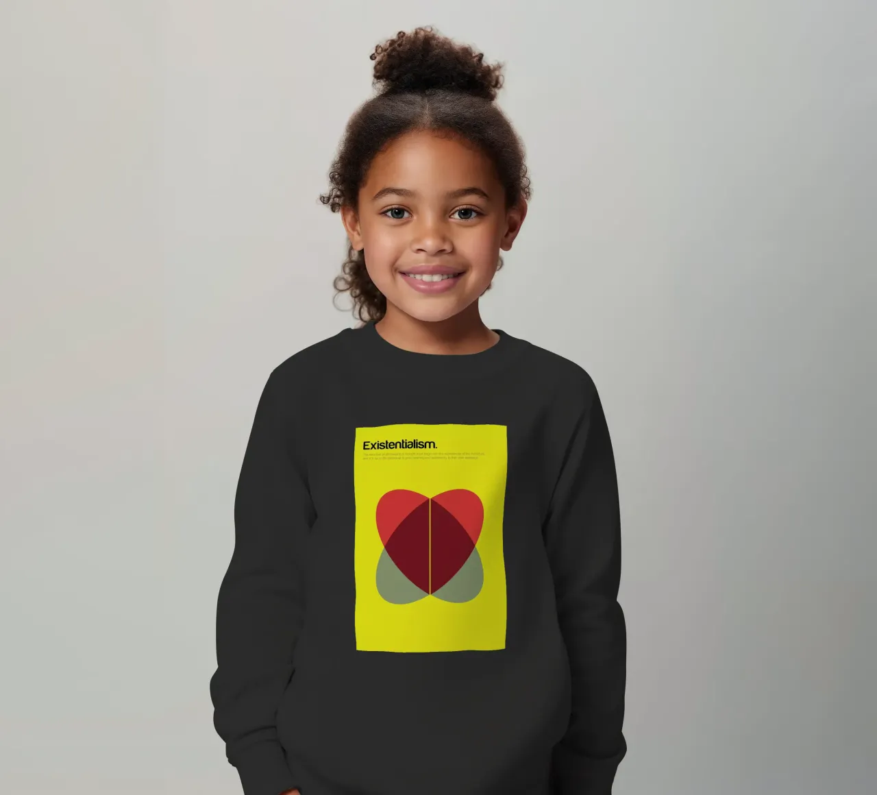 Existentialism felpa bambino da Genís Carreras