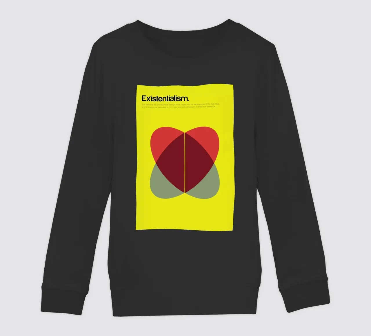 Existentialism felpa bambino da Genís Carreras