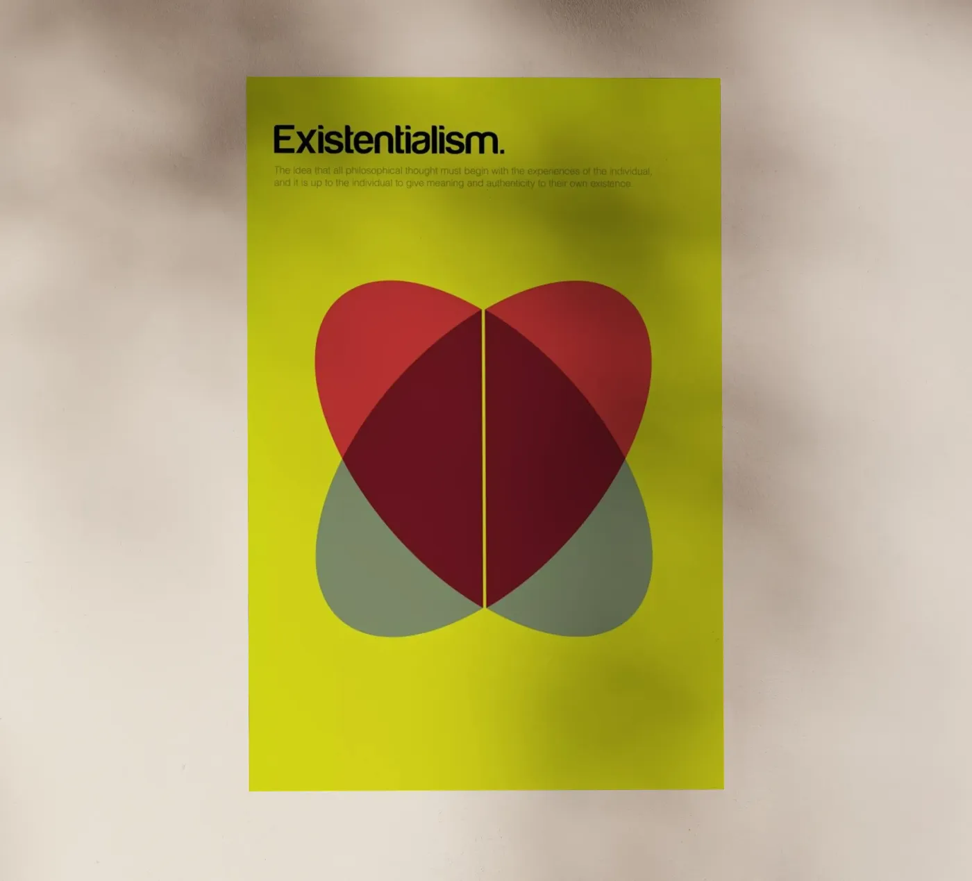 Existentialism Backlit Folie von Genís Carreras