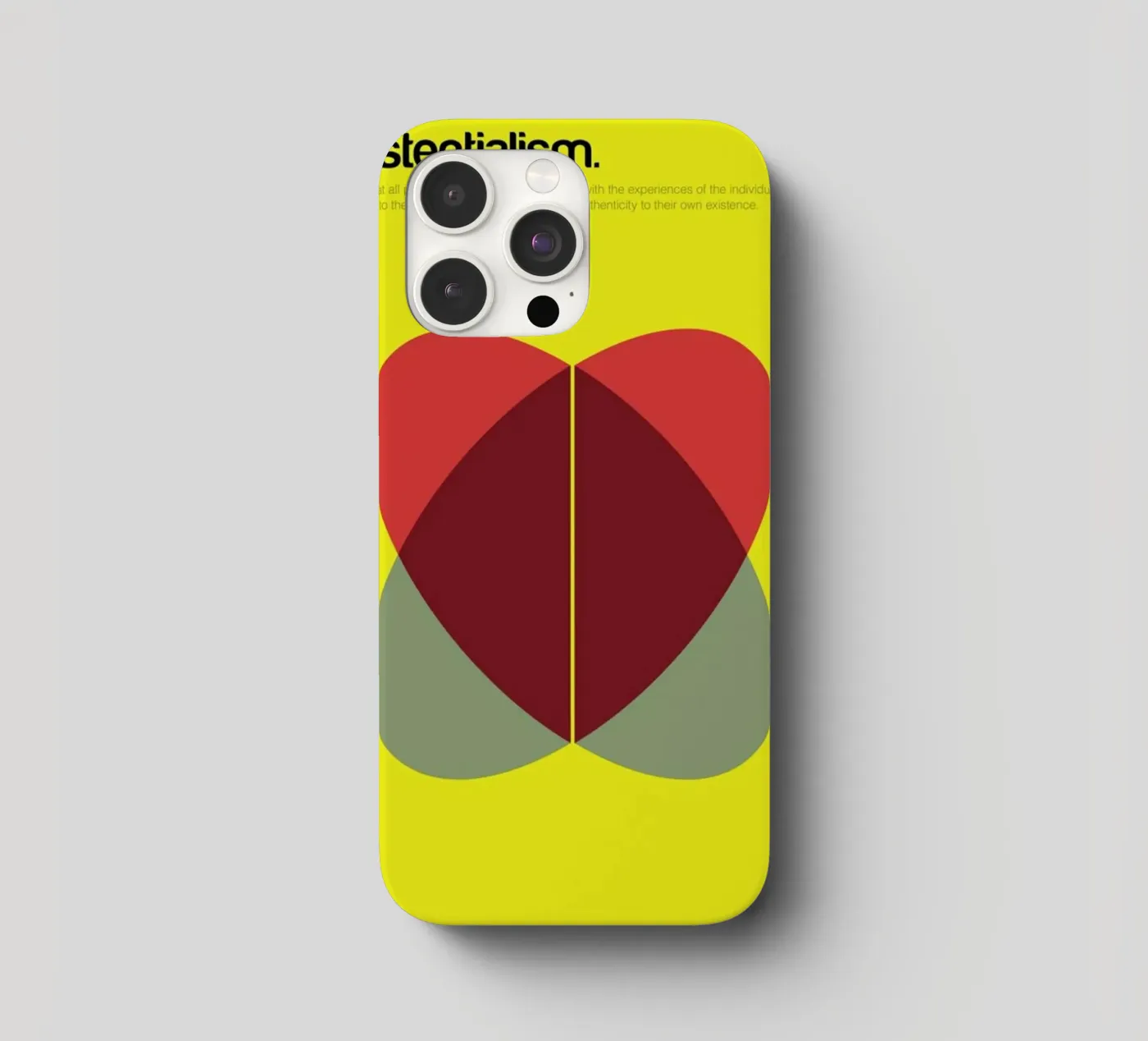 Existentialism iphone case by Genís Carreras