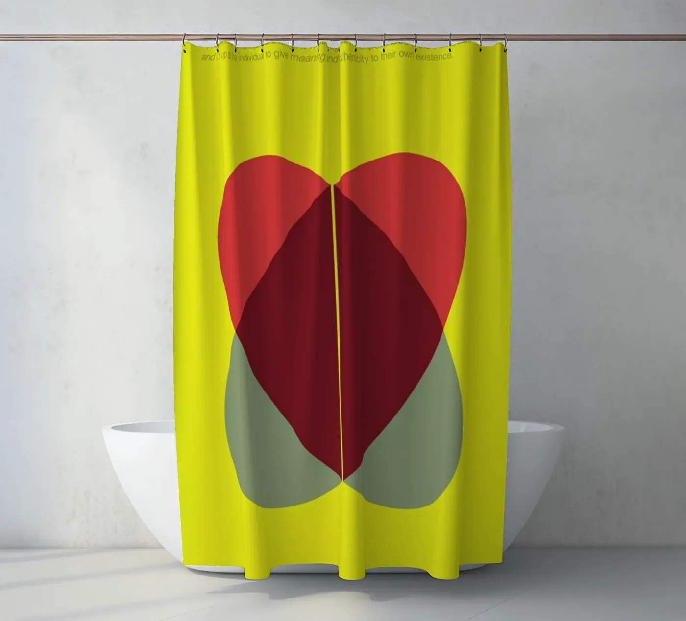 Existentialism tenda da doccia da Genís Carreras