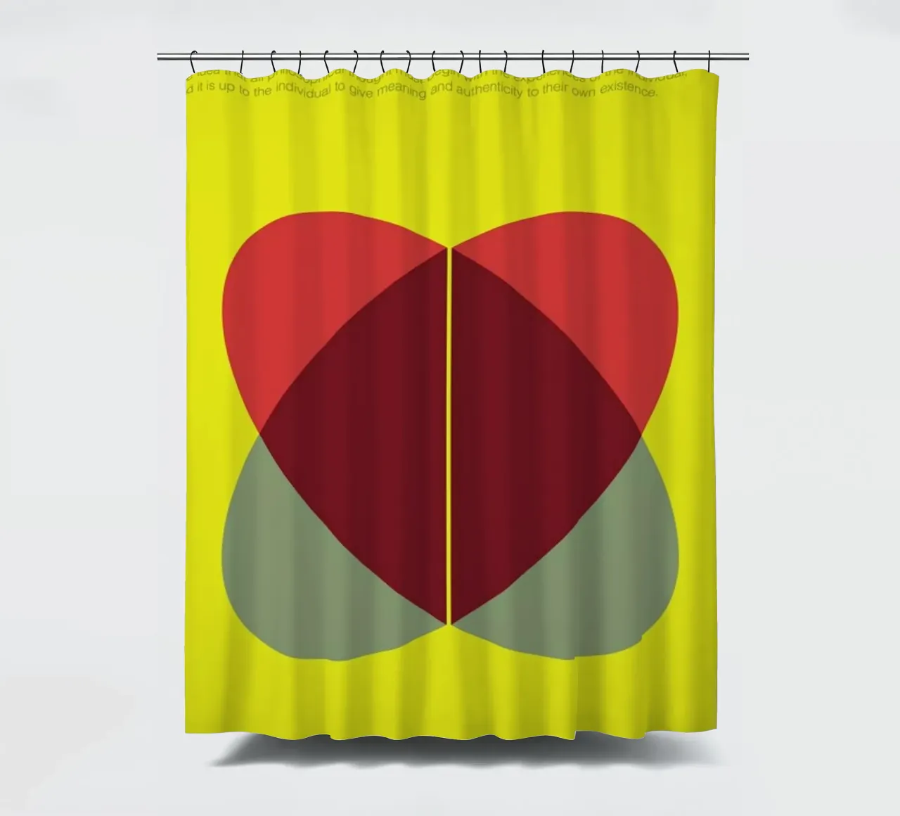 Existentialism Duschvorhang von Genís Carreras